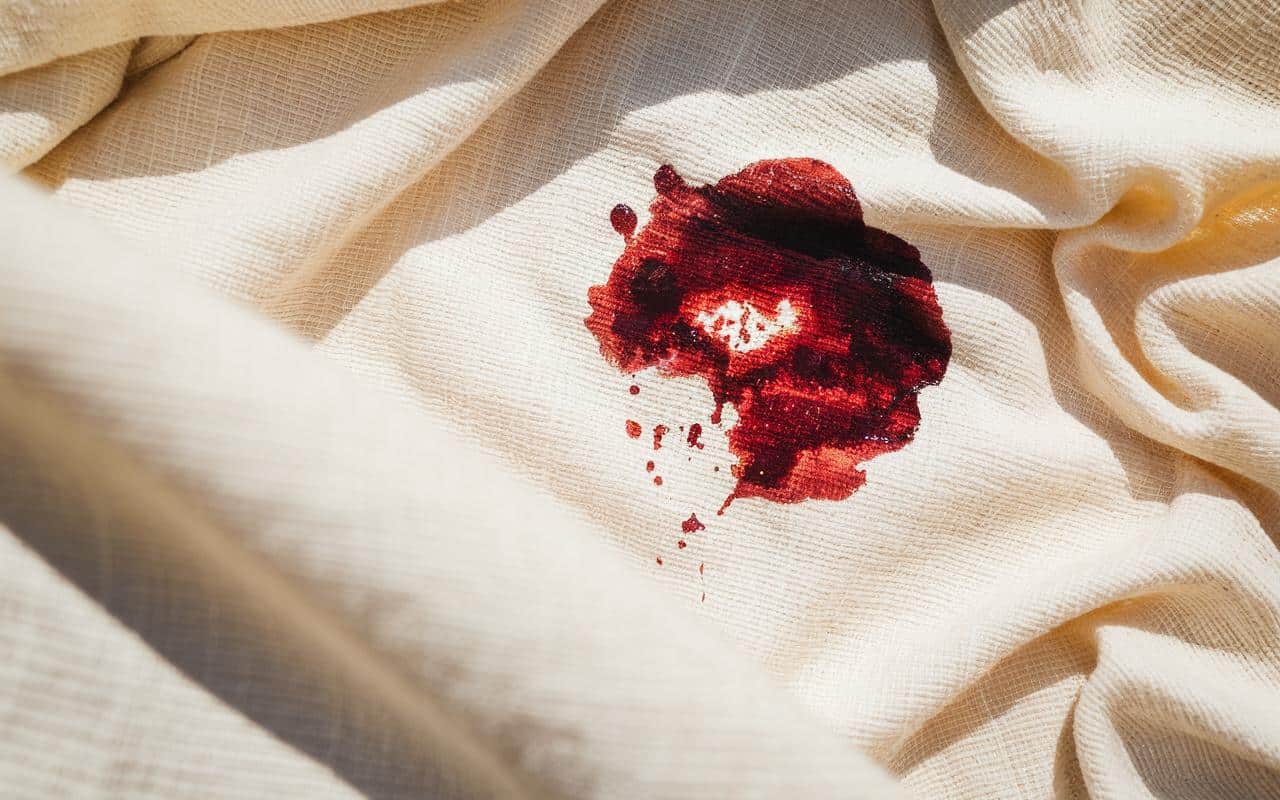 Comment faire disparaître une tache de sang (les meilleurs astuces)